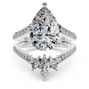 Amara Pear Diamond Setting