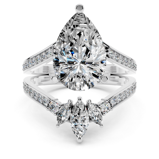 Amara Pear Diamond Setting