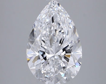 2.52 Carat D VVS1 Pear Lab Diamond
