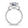 Celeste Emerald Three-Stone Setting