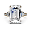 Celeste Emerald Three-Stone Setting