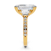 Celeste Emerald Three-Stone Setting