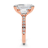 Celeste Emerald Three-Stone Setting