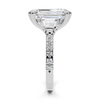 Celeste Emerald Three-Stone Setting