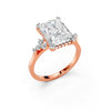 Radiant Cut Diamond Cluster Engagement Ring