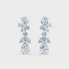Luxury Multi-Shape Diamond Drop Earrings