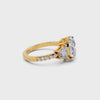 Amara Oval Three-Stone Setting