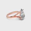 The Pear-Cut Split-Shank Solitaire