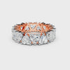 Heart Diamond Eternity Band Ring