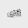 Split Pavé Solitaire Setting
