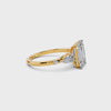 Aurelia Emerald Three-Stone Setting