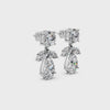 Multi-Shape Diamond Drop Earrings