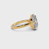 Liora Oval Hidden Halo Setting