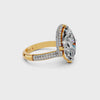 Celeste Oval Halo Setting