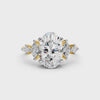 Celeste Oval Three-Stone Ring