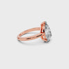 Pear Solitaire Setting