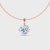 Round Solitaire Diamond Pendant