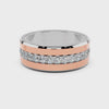 Two-Tone Diamond Eternity Band