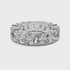 Princess Cut Diamond Eternity Band